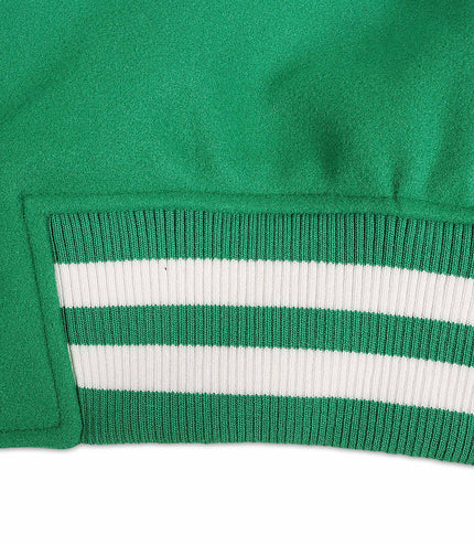 Jordan Craig Kids Paradise Varsity Jacket - Green