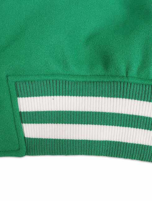 Jordan Craig Kids Paradise Varsity Jacket - Green