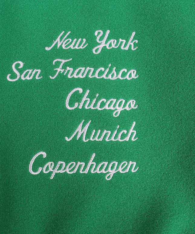 Chaqueta universitaria Jordan Craig Paradise para niños, verde