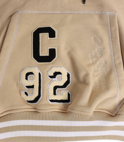 Jordan Craig Champs Pullover Varsity Hoodie - Vintage Khaki