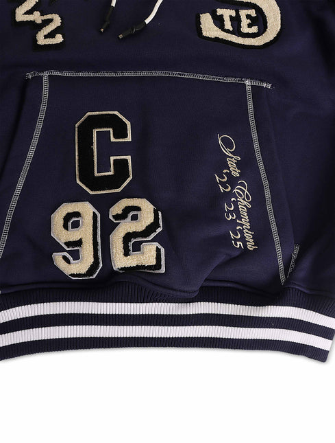 Jordan Craig Champs Pullover Varsity Hoodie - Navy