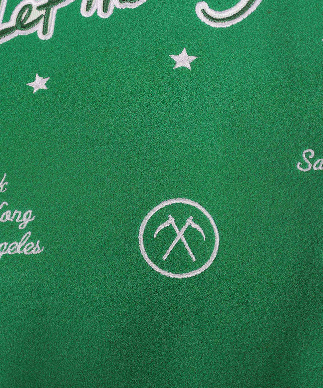 Chaqueta universitaria Jordan Craig Paradise para niños, verde
