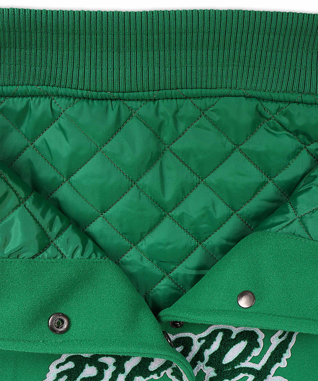 Chaqueta universitaria Jordan Craig Paradise para niños, verde