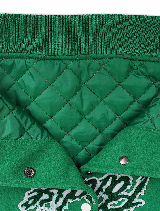 Jordan Craig Paradise Varsity Jacket - Green