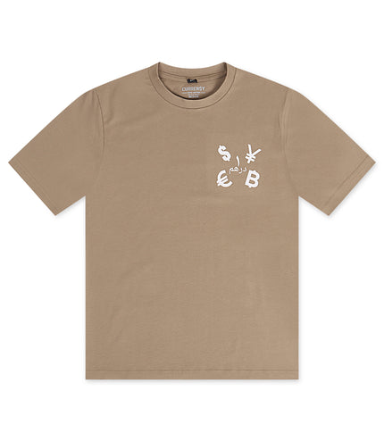 Curren$y Los Angeles Tee - Beige/White