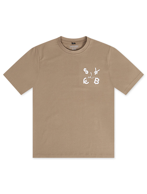 Curren$y Los Angeles Tee - Beige/White