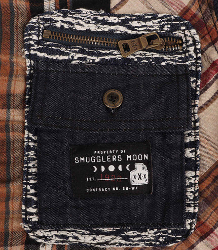 Smugglers Moon Button Up Woven Top - Indigo