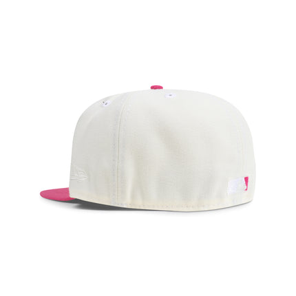 New Era 5950 Marlins "10th Anniversary" - Cream/Pink