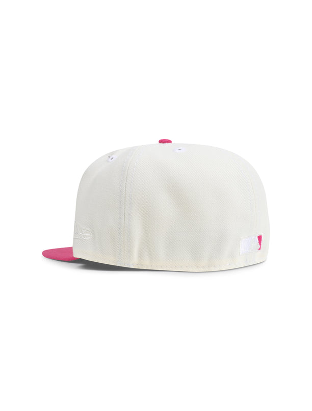 New Era 5950 Marlins "10th Anniversary" - Cream/Pink