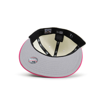 New Era 5950 Marlins "10th Anniversary" - Cream/Pink