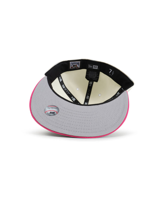 New Era 5950 Marlins "10th Anniversary" - Cream/Pink