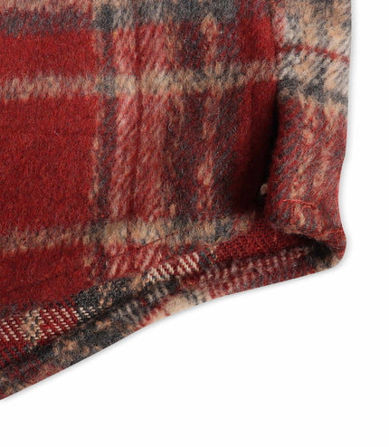 Roku Studio Tear Drip Heavy Flannel - Burgundy