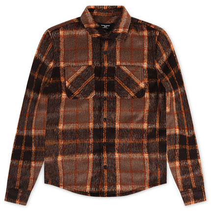 Jordan Craig Kids Graffiti Shirt Jacket - Brown