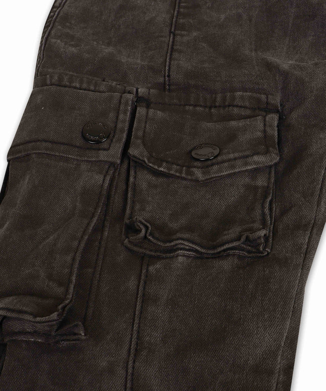 Vaqueros acampanados Vicious Denim - Negro