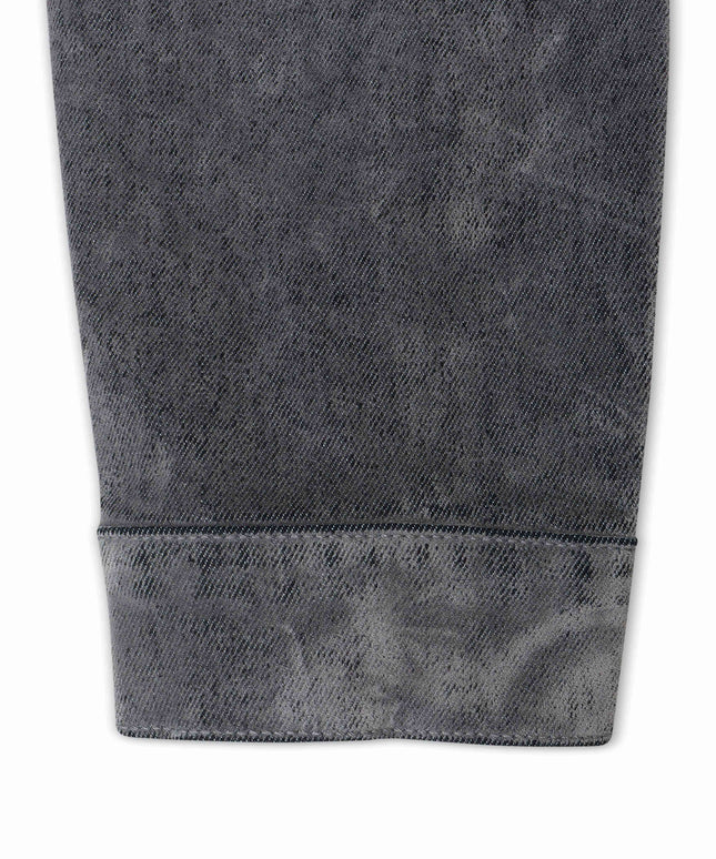 Vicious Denim Velvet Coated Denim Jacket - Grey