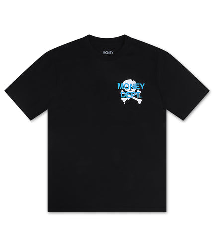 Money Dept. Skull Tee - Black/Blue