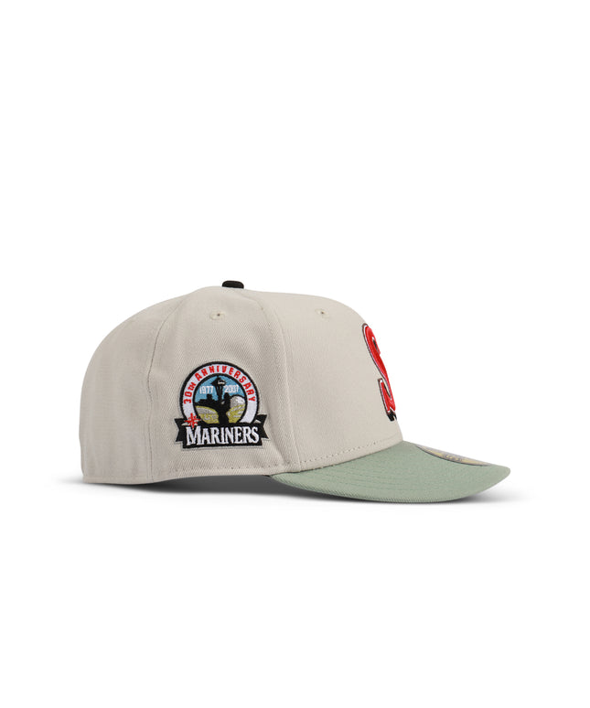 New Era 5950 Seattle Mariners "30Th Anniversary" Patch Hat - Denim Exchange USA