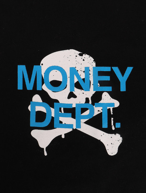 Money Dept. Skull Tee - Black/Blue