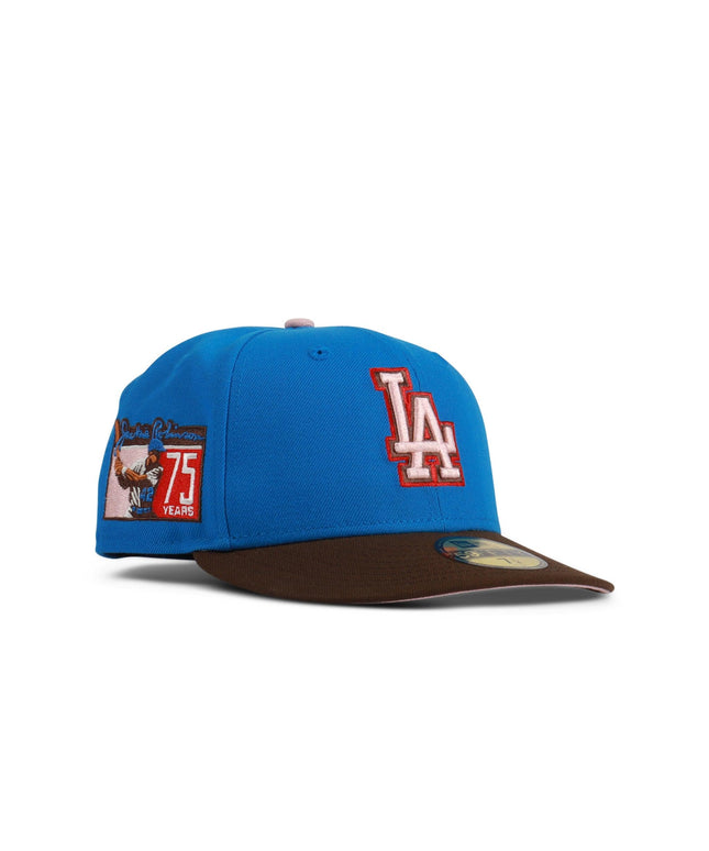 New Era 5950 Dodgers 75 Years Hat - Denim Exchange 