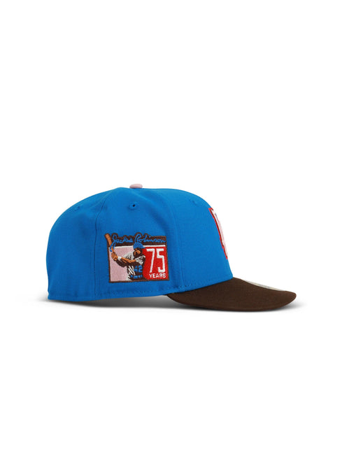 New Era 5950 Dodgers 75 Years Hat - Denim Exchange 