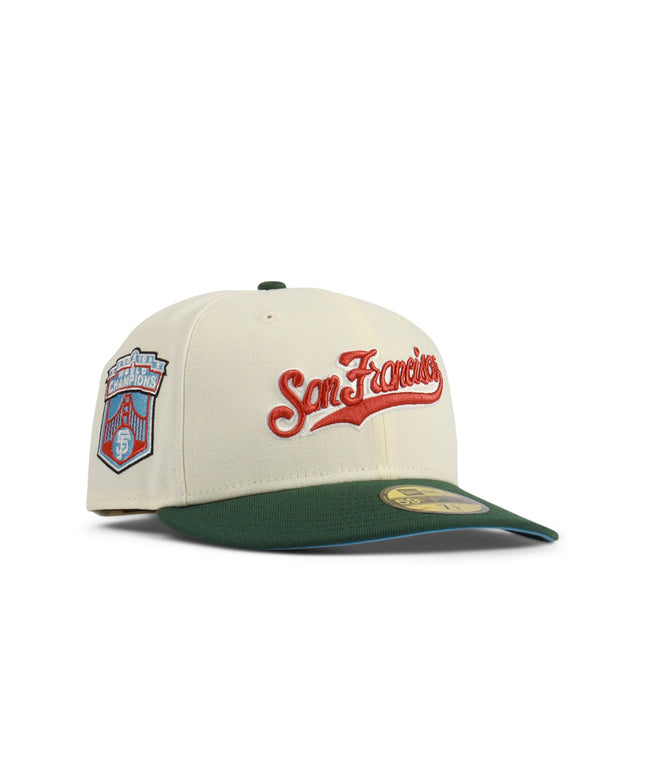 New Era 5950 San Francisco "World Champions" Patch Hat - Denim Exchange 
