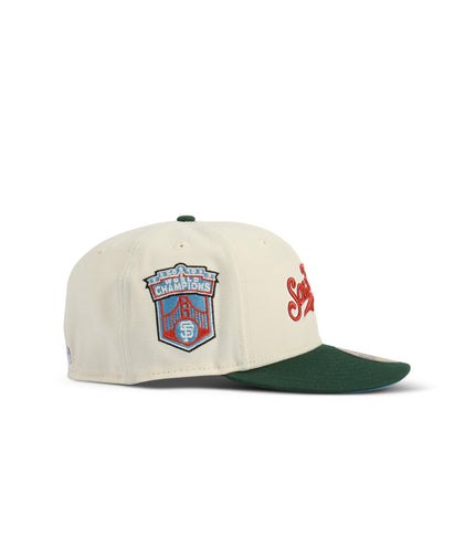 New Era 5950 San Francisco "World Champions" Patch Hat - Denim Exchange 