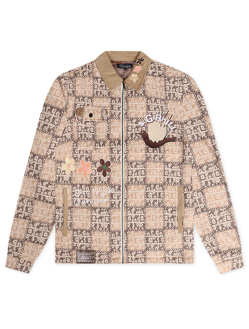 Sugarhill Blocka Patchwork Jacket - Brown