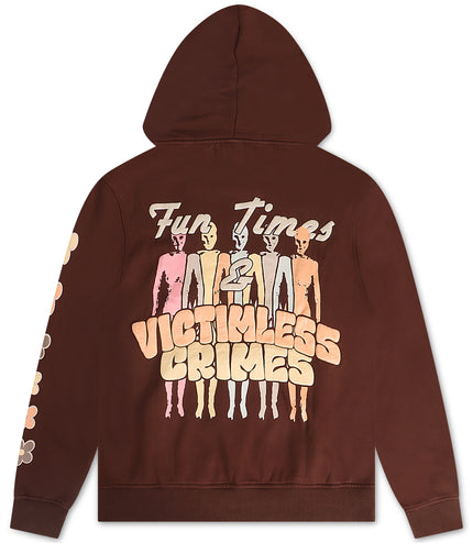 Sugarhill Fun Times Hoodie - Brown Vintage