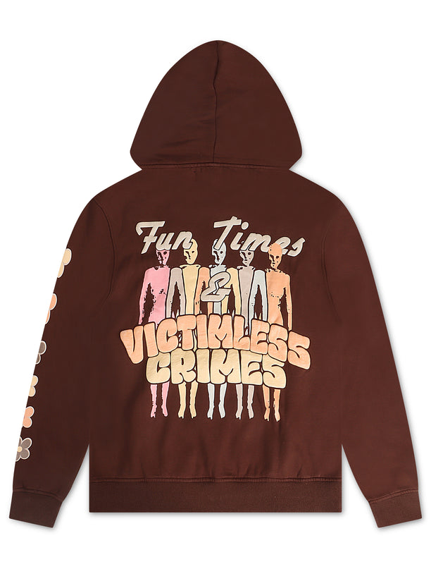 Sugarhill Fun Times Hoodie - Brown Vintage