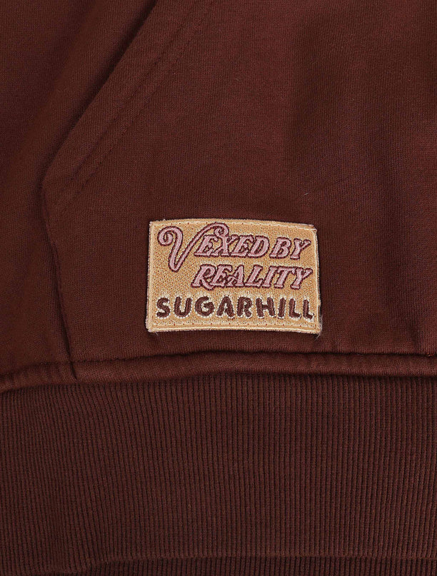 Sugarhill Fun Times Hoodie - Brown Vintage