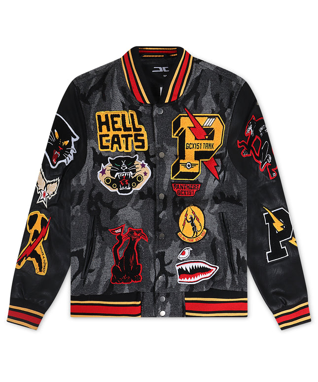 Jordan Craig Hellcat Varsity Jacket - Black Camo