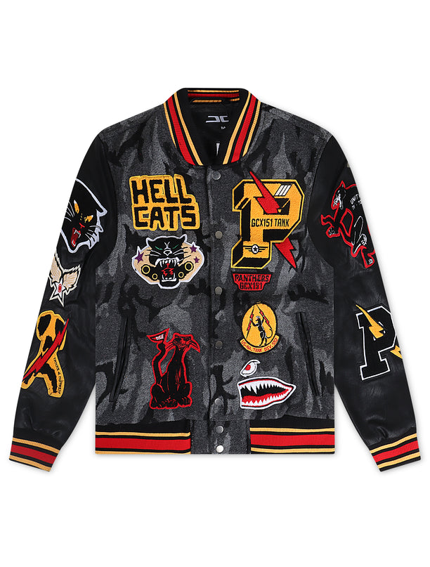 Jordan Craig Hellcat Varsity Jacket - Black Camo