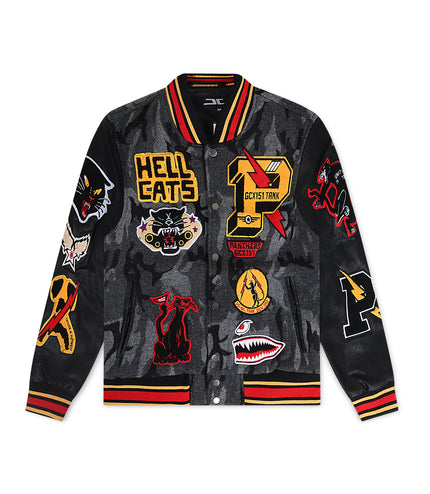 Jordan Craig Kids Hellcat Varsity Jacket - Black Camo