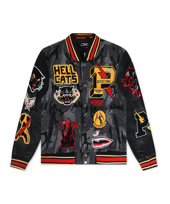 Chaqueta universitaria Jordan Craig Hellcat para niños - Camuflaje negro