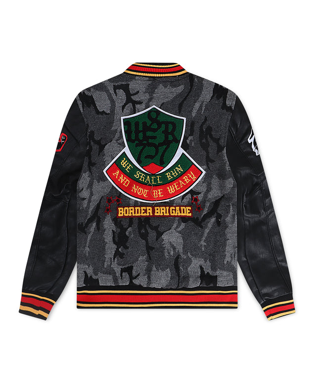 Chaqueta universitaria Jordan Craig Hellcat para niños - Camuflaje negro