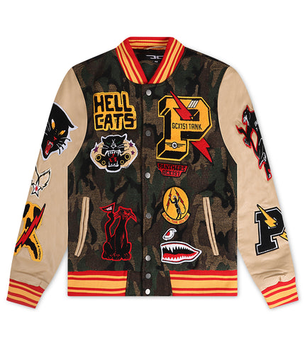 Jordan Craig Hellcat Varsity Jacket - Vintage Camo