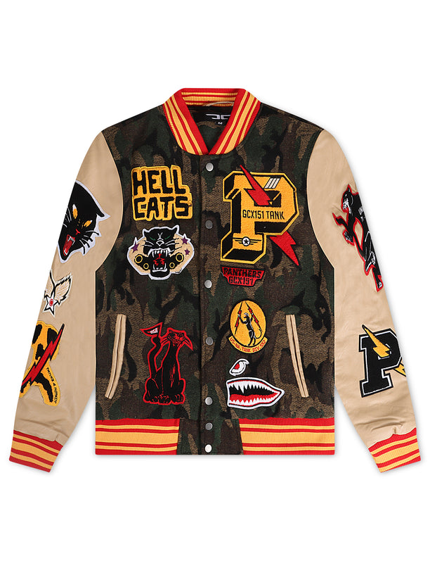 Jordan Craig Hellcat Varsity Jacket - Vintage Camo