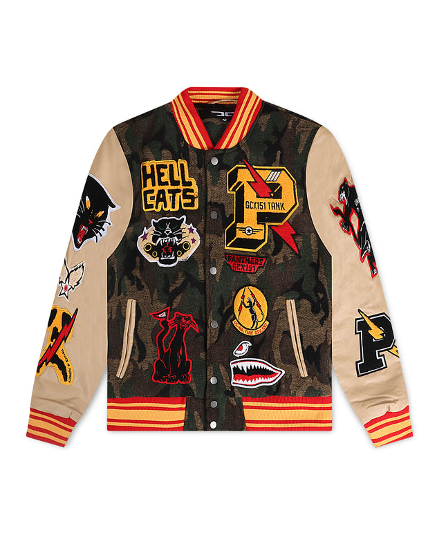 Chaqueta universitaria Jordan Craig Hellcat para niños - Camuflaje vintage
