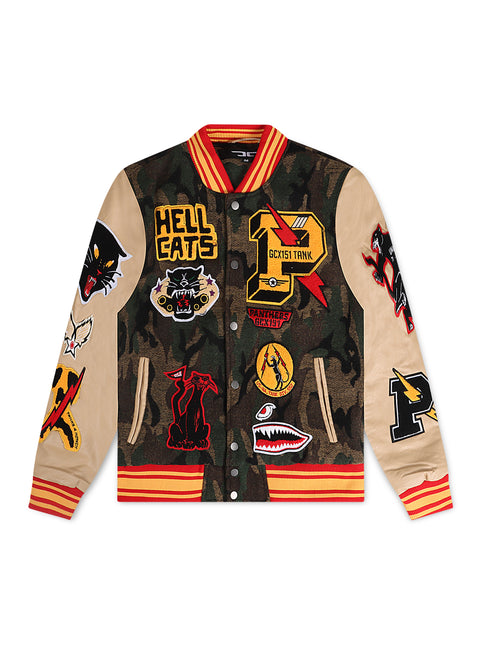 Jordan Craig Kids Hellcat Varsity Jacket - Vintage Camo