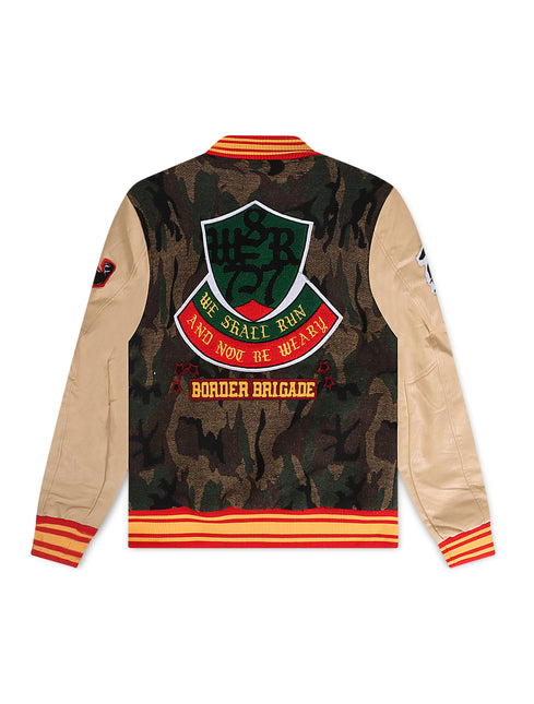 Jordan Craig Kids Hellcat Varsity Jacket - Vintage Camo