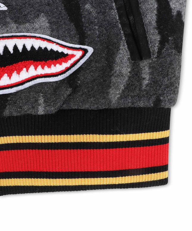 Chaqueta universitaria Jordan Craig Hellcat para niños - Camuflaje negro