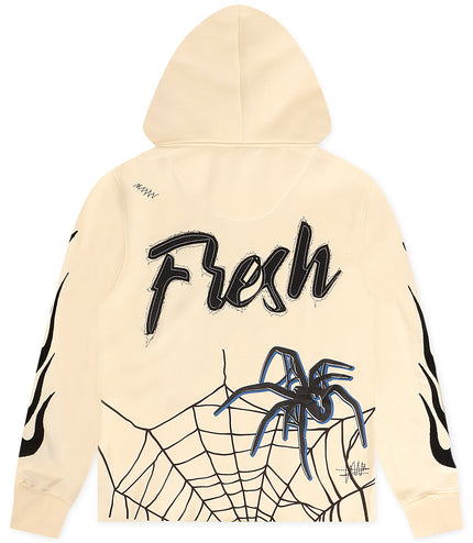 Bkys Spider Eye Hoodie - Off White