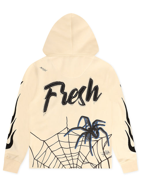 Bkys Spider Eye Hoodie - Off White