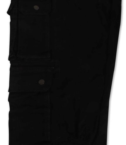 Makobi Bottom Berteli Cargo Slim Fit Pants - Black