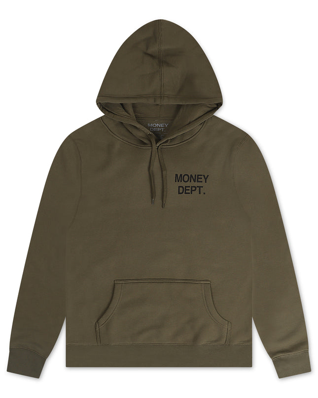 Money Dept. Los Angeles Hoodie - Olive/Black