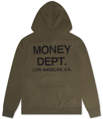 Money Dept. Los Angeles Hoodie - Olive/Black