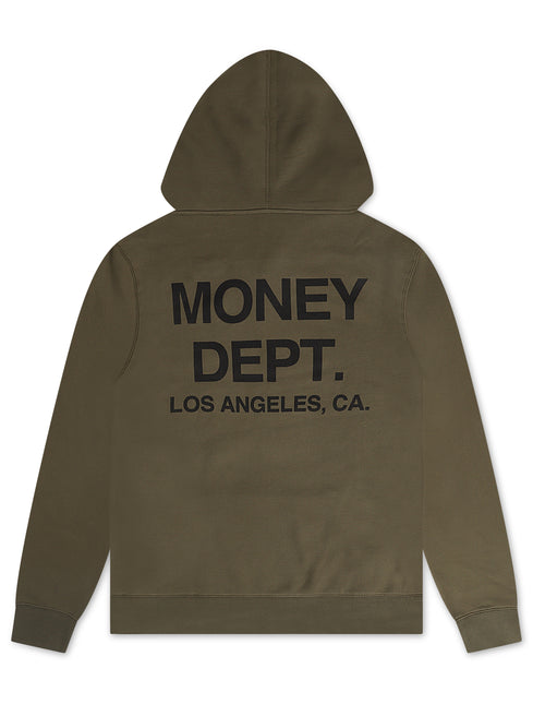 Money Dept. Los Angeles Hoodie - Olive/Black