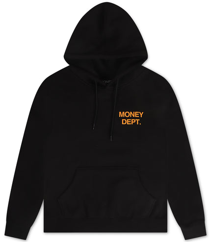 Money Dept. Los Angeles Hoodie - Black/Orange