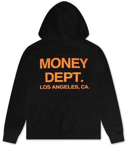 Money Dept. Los Angeles Hoodie - Black/Orange