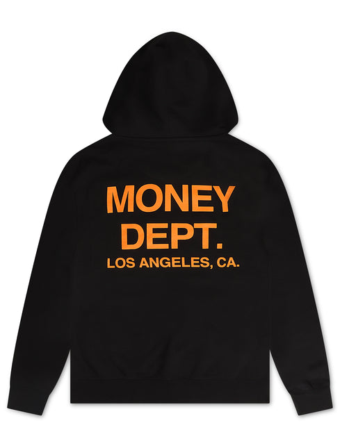 Money Dept. Los Angeles Hoodie - Black/Orange